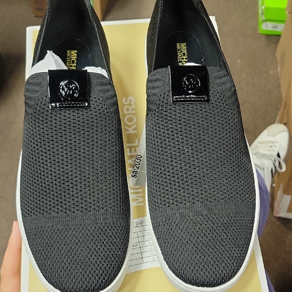 Michael Kors Black Moccasins with Modern Comfort